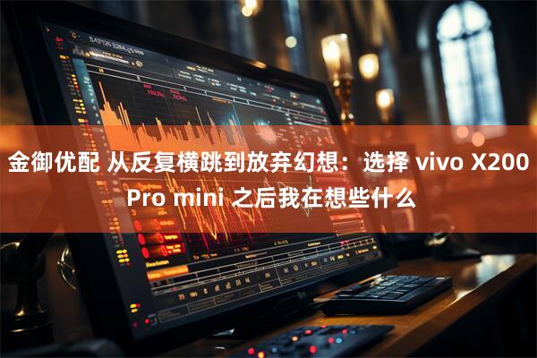 金御优配 从反复横跳到放弃幻想：选择 vivo X200 Pro mini 之后我在想些什么
